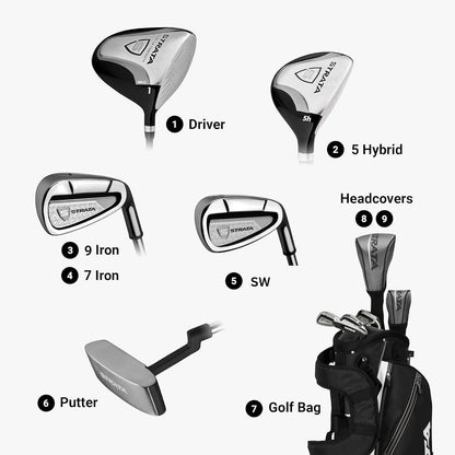 Callaway Strata Men's 12 Piece Left Hand Complete Golf Club Set--Golf World-Golf World