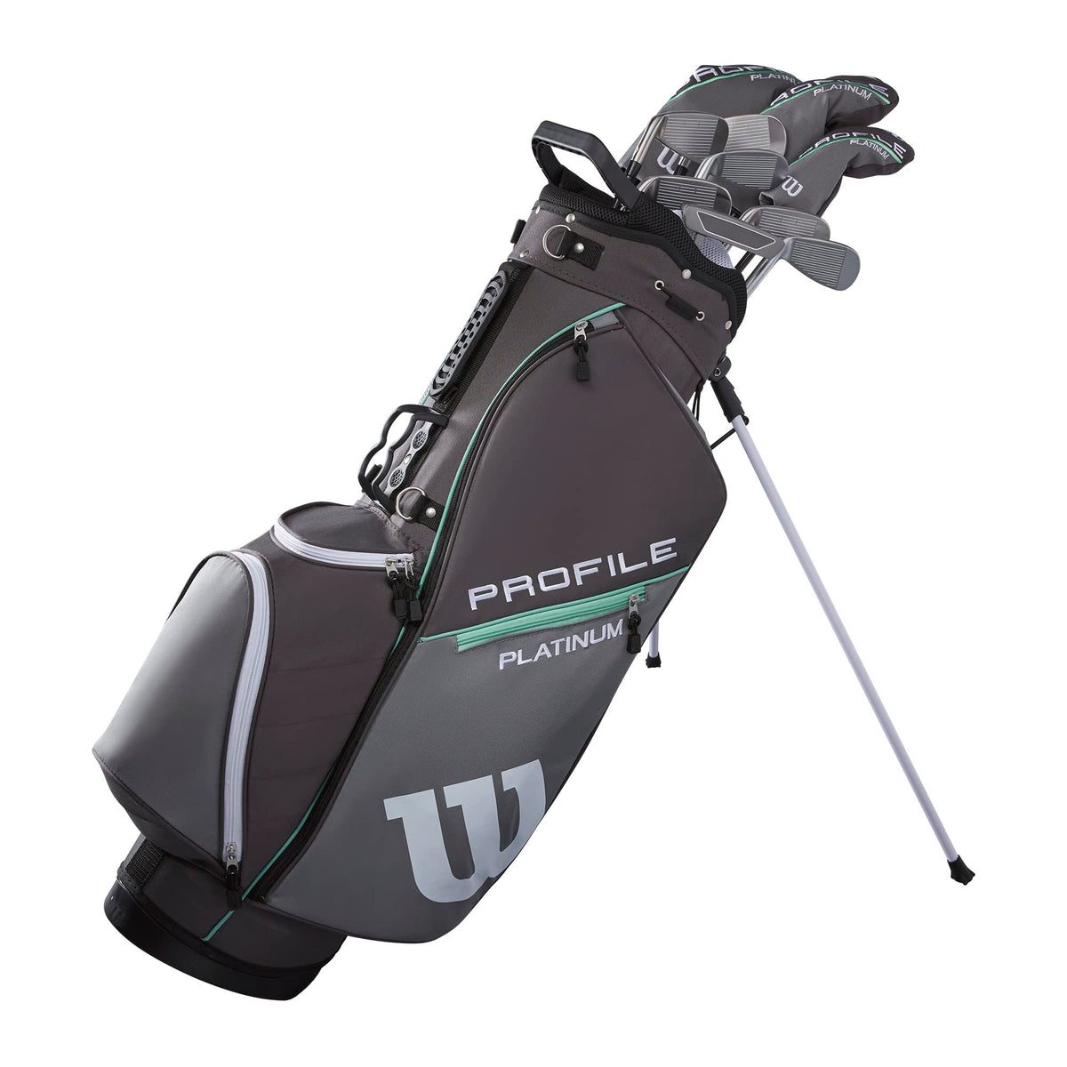 Wilson Womens Profile Platinum Complete Golf Club Package Set--Golf World-Size:Regular-Style:Stand Bag-Golf World