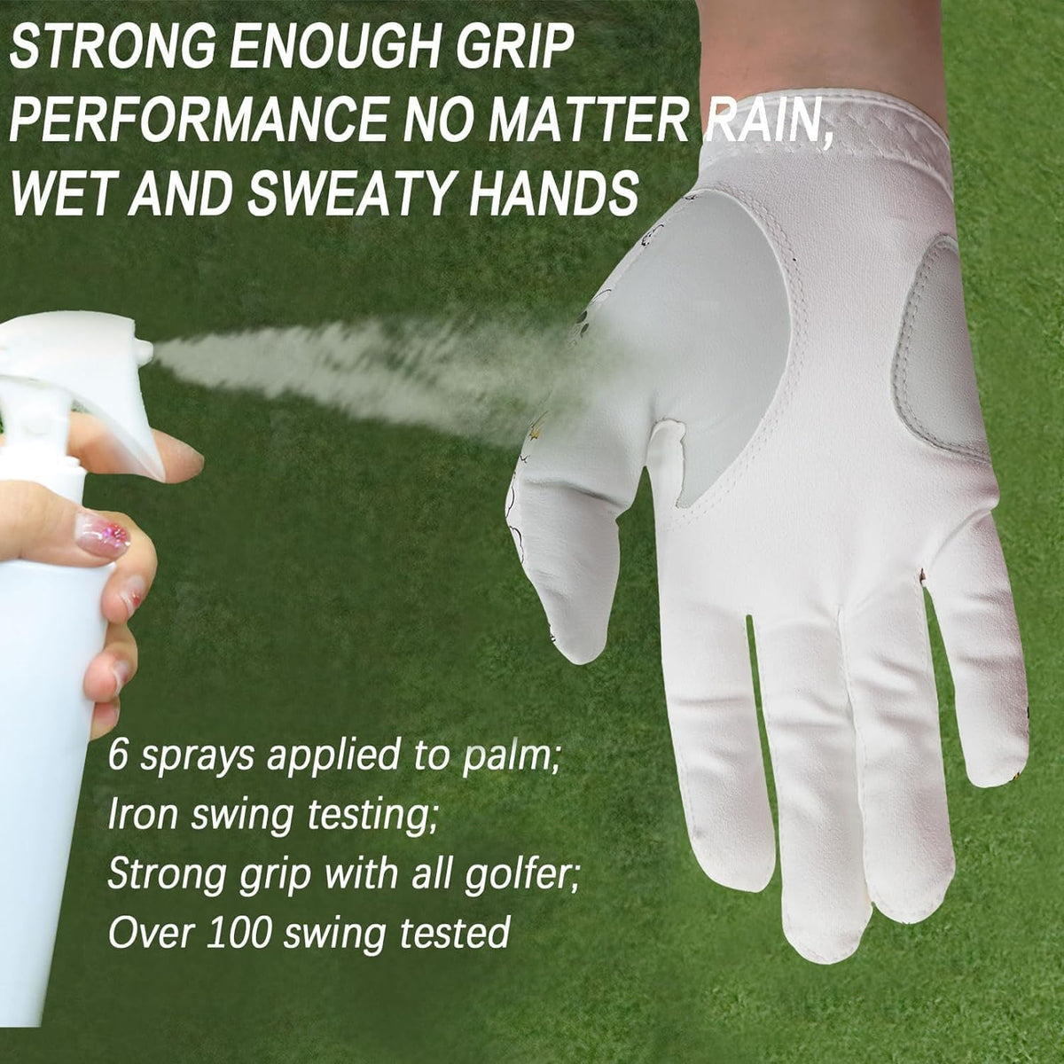 BRAMASOLE Golf Gloves for Men Left Hand Two Pack Breathable Faux Leather--Golf World-Golf World