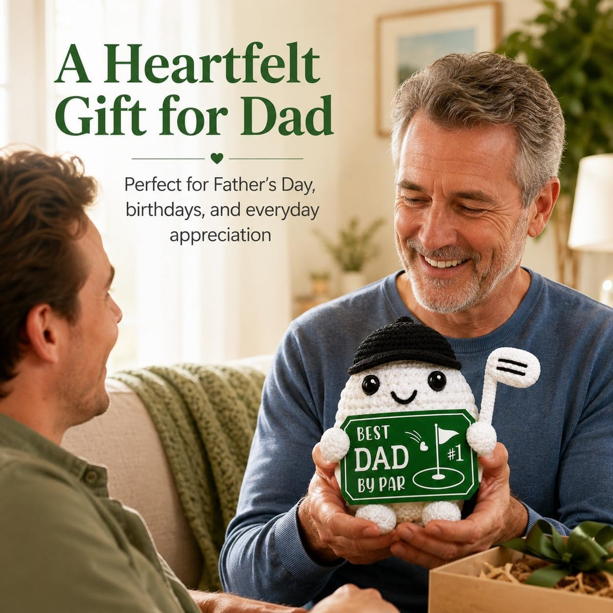 Golf Gifts for Dad Men Crochet Golf Christmas Stocking Stuffers for Men