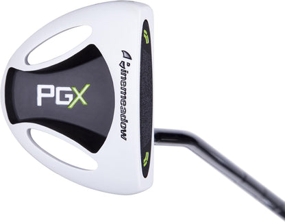 Pinemeadow PGX Mens White 380g Mallet Golf Putter With Alignment Lines--Golf World-Golf World