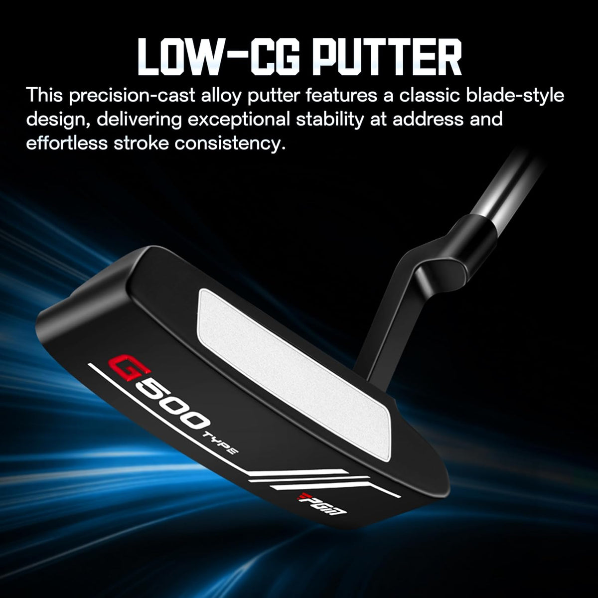 PGM G500 Mens Golf Club Set With Titanium Driver And Blue Stand Bag--Golf World-Golf World