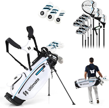 ULTIMATE Men's Right Handed Golf Club Set With Stand Bag and Driver--Golf World-Golf World
