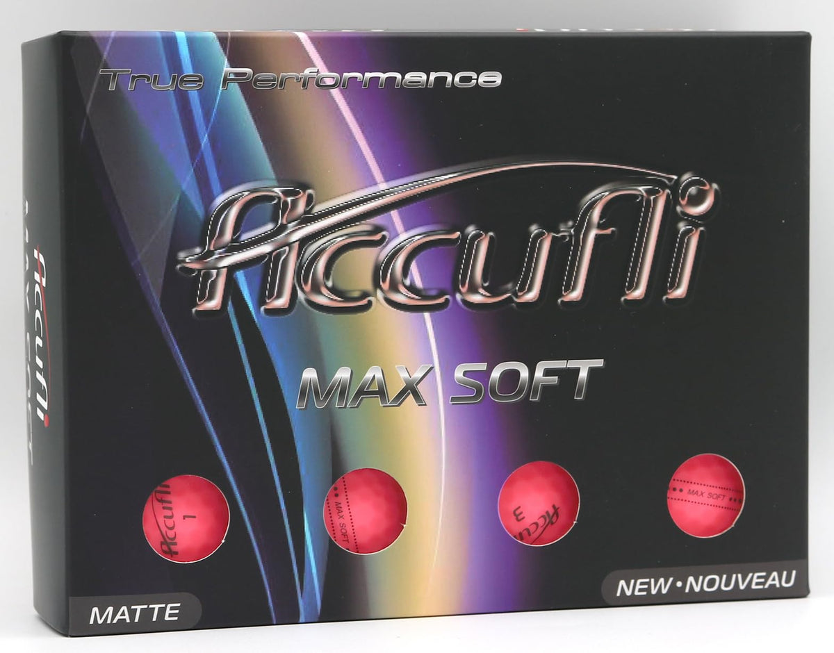 Accufli Max Soft Matte Golf Balls