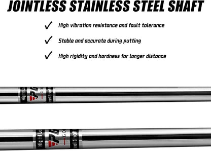 PGM Men's Left Handed Golf Putter With Steel Shaft And Stainless Steel Head--Golf World-Golf World