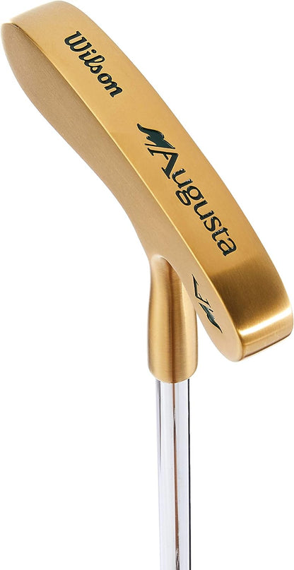 Wilson Mens Augusta Brass Golf Putter Right Hand 35 Inch Steel Grip--Golf World-Golf World