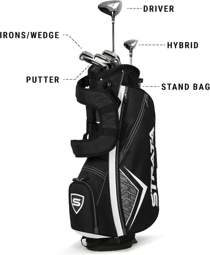 Callaway Strata Men's 12 Piece Left Hand Complete Golf Club Set--Golf World-Golf World