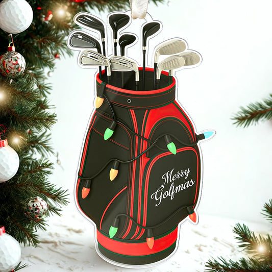 Golf Ornament - Golf Club Ornaments for Christmas Tree, Golfing Ornaments