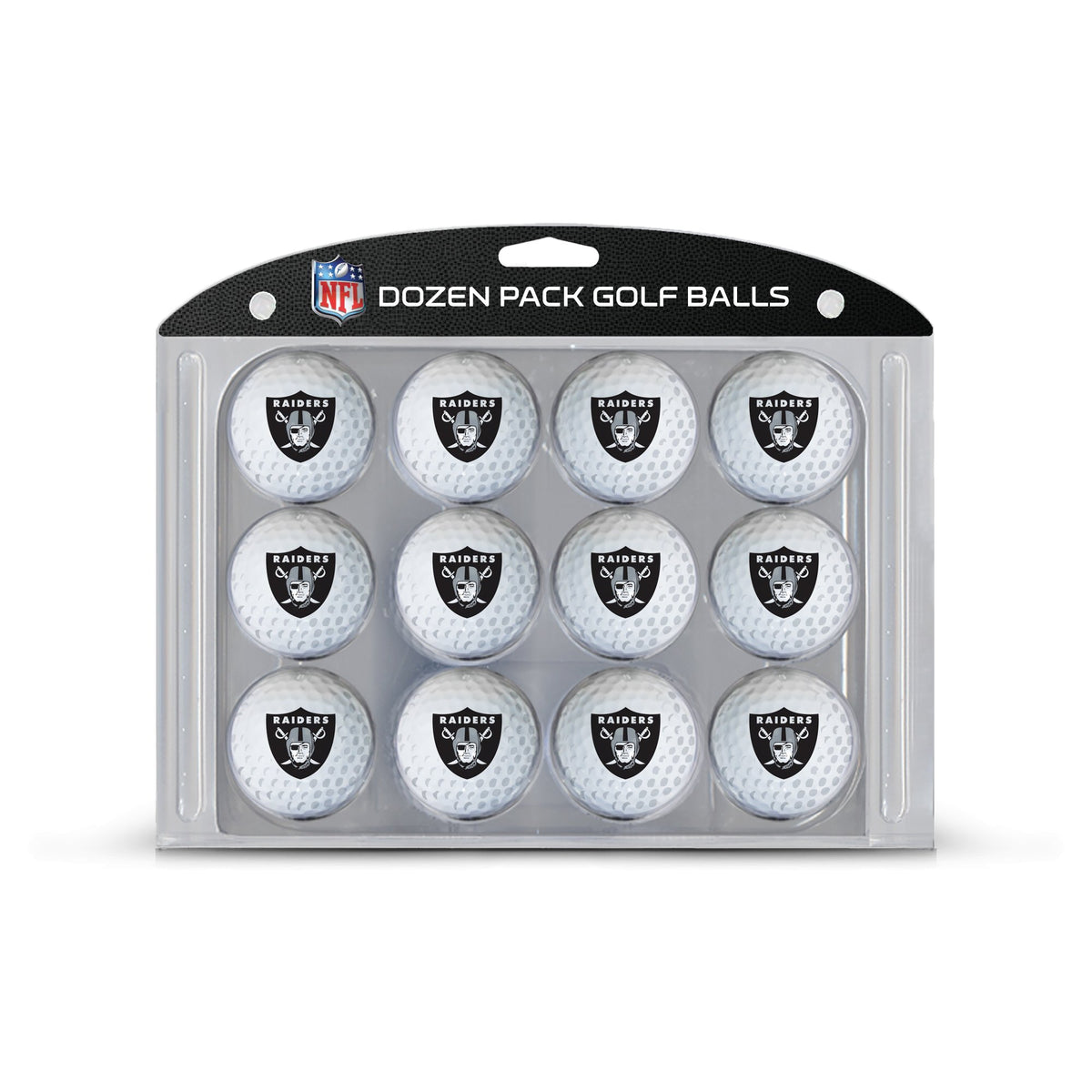 Team Golf NFL Dozen Regulation Size Golf Balls, 12 Pack, Full Color Durable Team Imprint