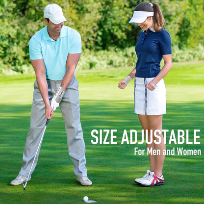 GAIARENA Golf Wrist Brace Wrist Hinge Swing Aid, Efficient Golf Swing Training Equipment to Correct Wrist’s Angle & Develop Muscle Memory for Beginner Golfers