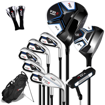 PGM Men's 12 Piece Right Handed Golf Club Set With Stand Bag for Beginners--Golf World-Golf World