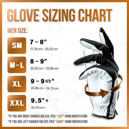 Copper Tech Men's Copper Compression Golf Gloves 2 Pack Left or Right Hand--Golf World-Golf World
