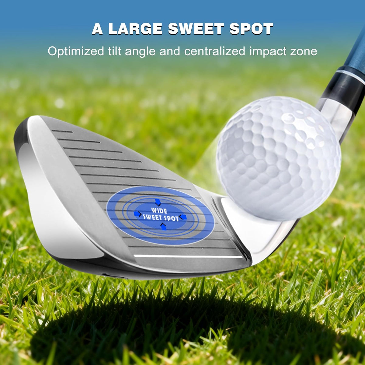 PGM Men’s Golf Iron Set for Right Handed with Forgiving Design