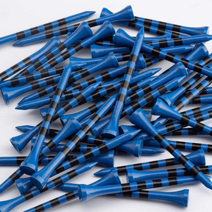 MAZEL Natural Wood Golf Tees Low Friction Two Sizes 50 or 120 Pack--Golf World-Golf World