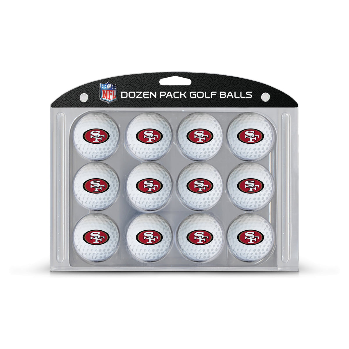 Team Golf NFL Dozen Regulation Size Golf Balls, 12 Pack, Full Color Durable Team Imprint