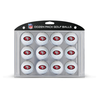 Team Golf NFL Dozen Regulation Size Golf Balls, 12 Pack, Full Color Durable Team Imprint