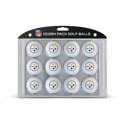 Team Golf NFL Dozen Regulation Size Golf Balls, 12 Pack, Full Color Durable Team Imprint