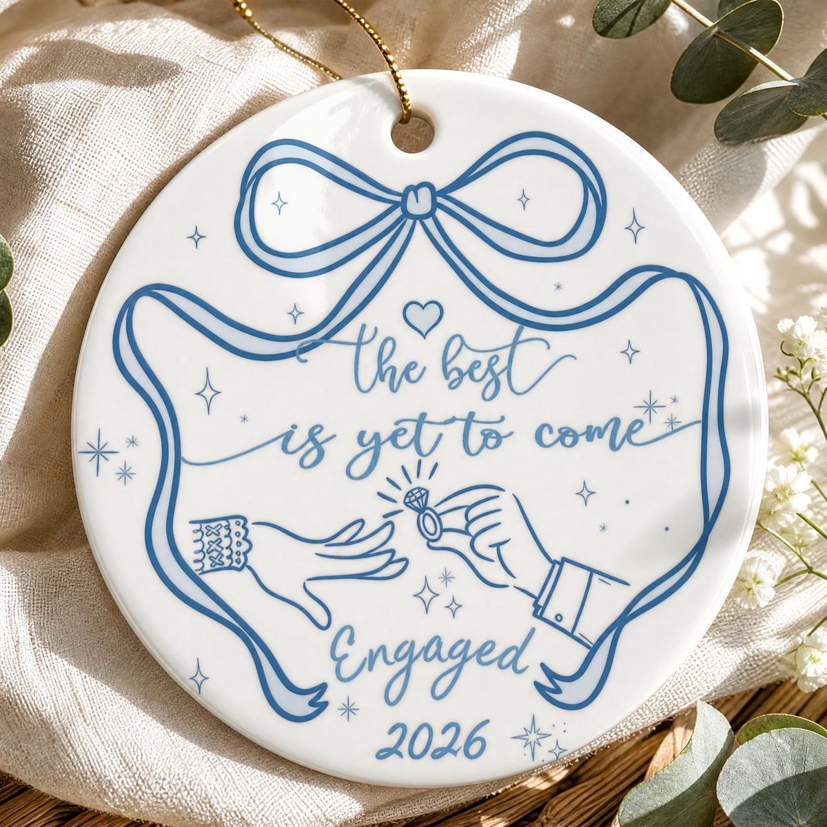 Golf Ball Christmas Ornament 2026, Golf Gift for Men & Women, Christmas Tree Decoration, Golfer Holiday Keepsake, Coach Gift
