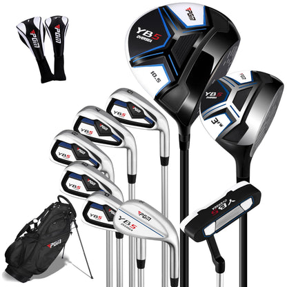 PGM Men's 12 Piece Right Handed Golf Club Set With Stand Bag for Beginners--Golf World-Golf World