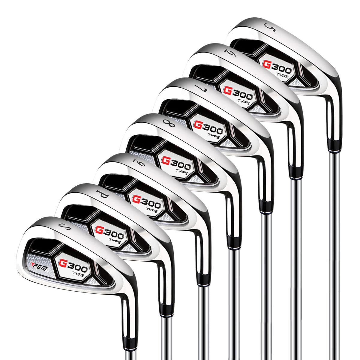 PGM Men’s Golf Iron Set for Right Handed with Forgiving Design