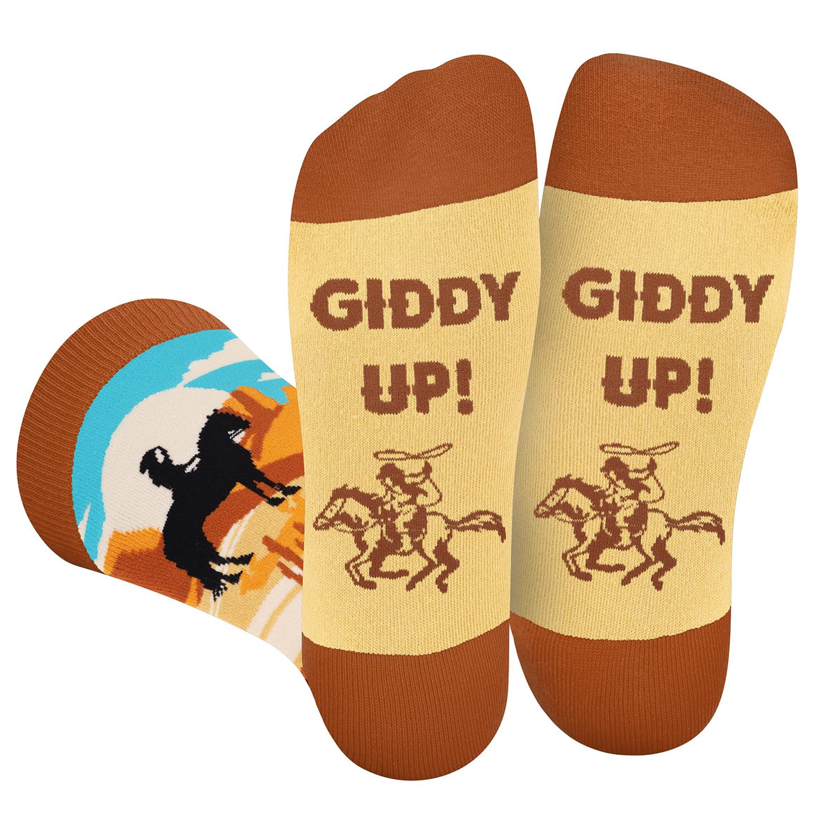 Funny Socks for Men Women - FORCED TO WORK Novelty Funky Socks Fun Gifts - Birthday Christmas Gifts for Men Teen Boys
