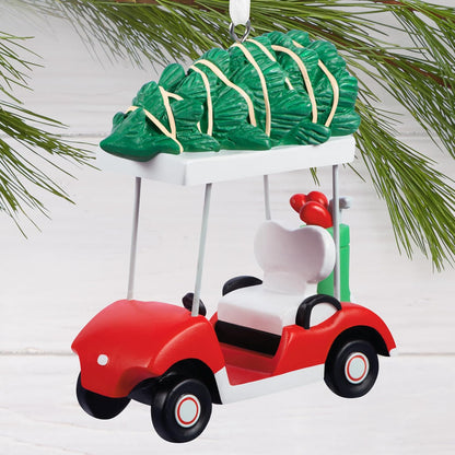 Hallmark Christmas Ornament, Festive Golf Cart Ornament, Hobby Gifts