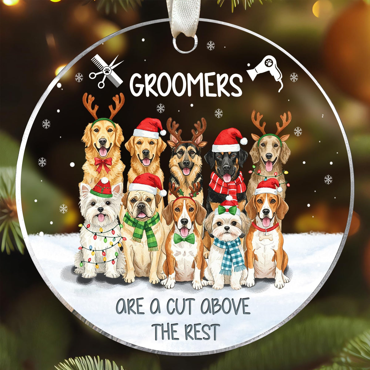 Golf Ornament - Golf Club Ornaments for Christmas Tree, Golfing Ornaments