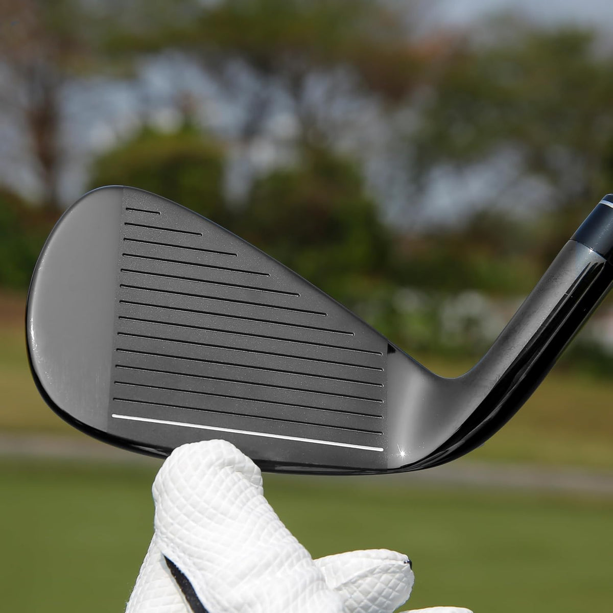 PGM NSR V Men’s Golf Iron Set,(5, 6, 7, 8, 9, PW, SW) Forged Irons,with Graphite Shafts for Right-Handed Golfers