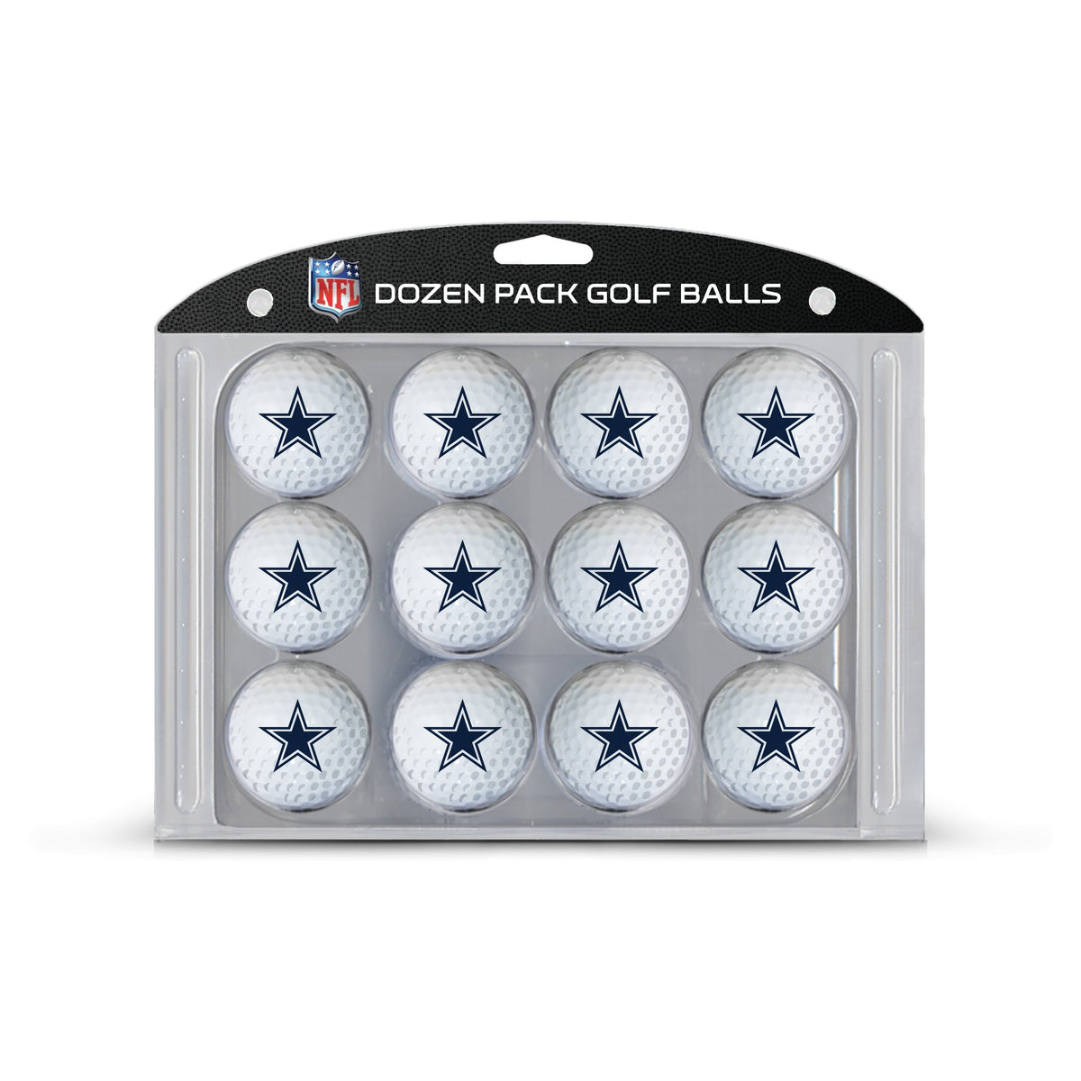 Team Golf NFL Dozen Regulation Size Golf Balls, 12 Pack, Full Color Durable Team Imprint