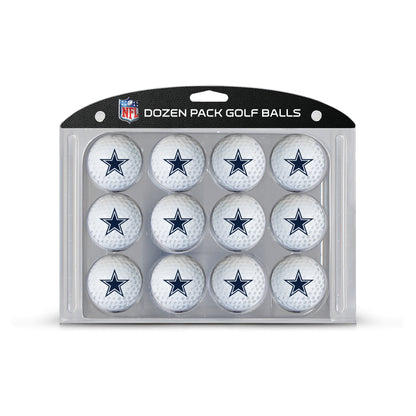 Team Golf NFL Dozen Regulation Size Golf Balls, 12 Pack, Full Color Durable Team Imprint