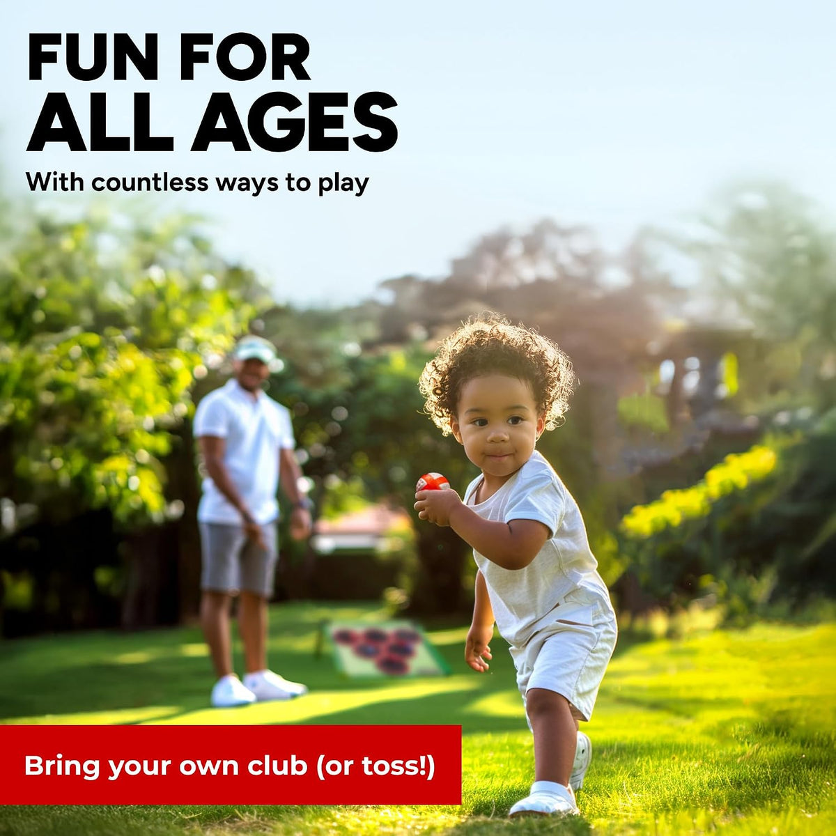 Golf Pong Chipping Game for Men Women Beginners and Kids 1 Board--Golf World-Golf World