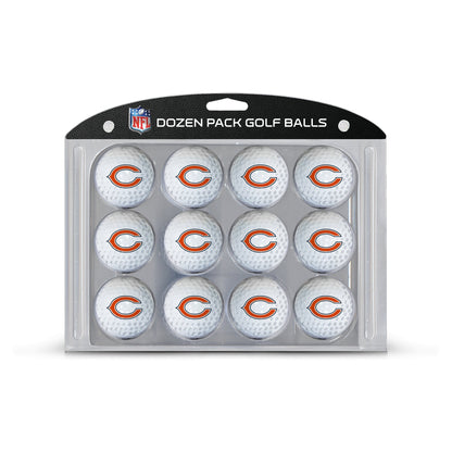 Team Golf NFL Dozen Regulation Size Golf Balls, 12 Pack, Full Color Durable Team Imprint