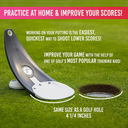 PuttOUT Premium Pressure Putt Trainer for Golf Putting Practice Stone--Golf World-Golf World