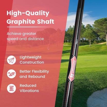 Pink 12 Degree Golf Driver for Women 460CC Forgiving Aluminum Alloy Club--Golf World-Golf World