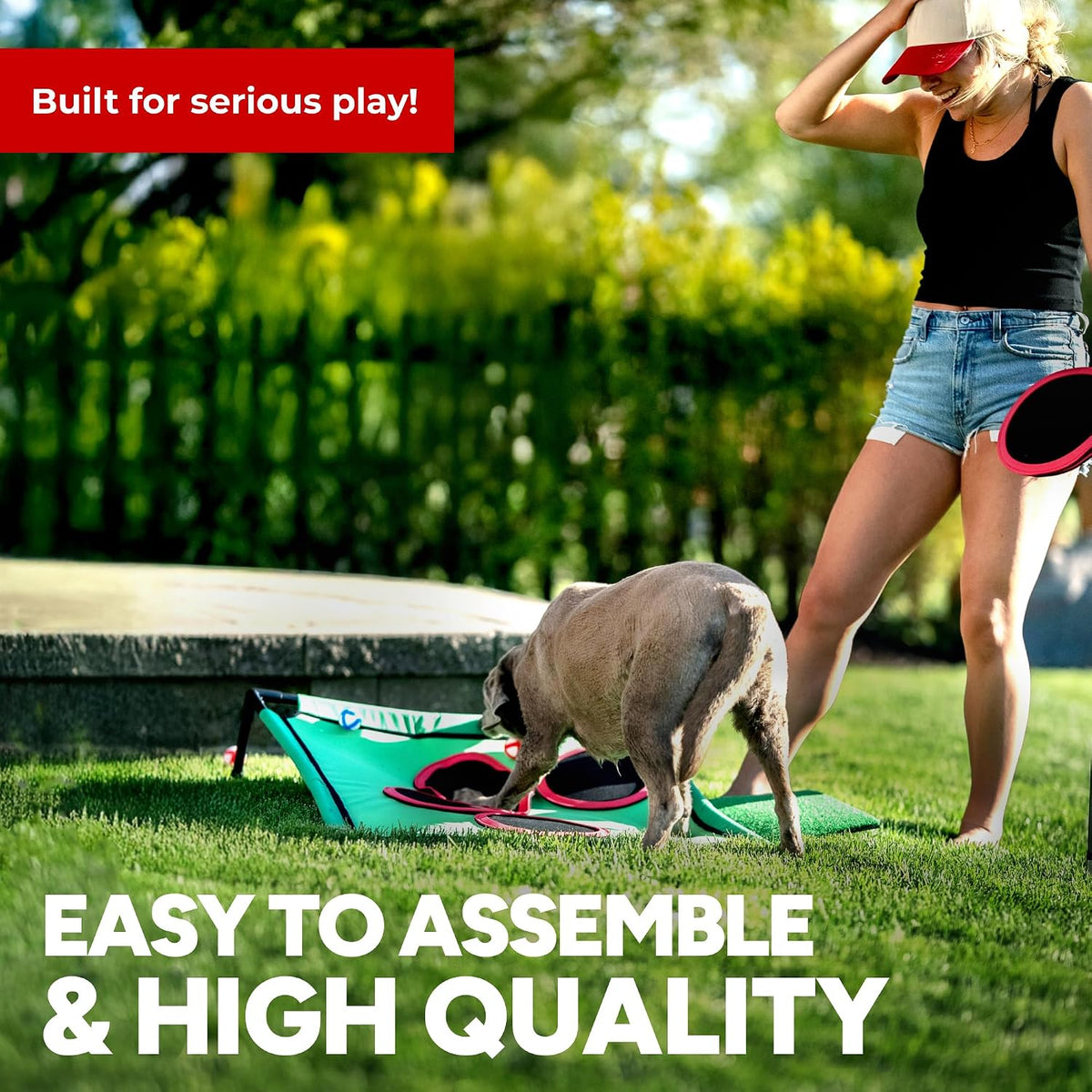 Golf Pong Chipping Game for Men Women Beginners and Kids 1 Board--Golf World-Golf World
