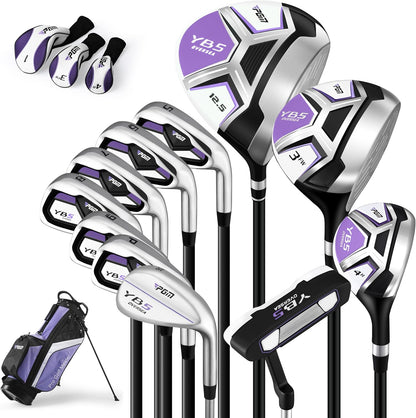 PGM 12 Piece Womens Golf Club Set for Beginners With Stand Bag Right Handed--Golf World-Golf World