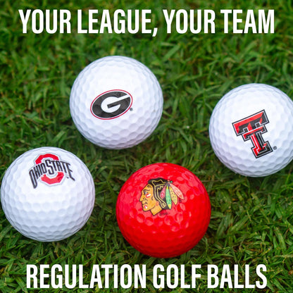 Team Golf NFL Dozen Regulation Size Golf Balls, 12 Pack, Full Color Durable Team Imprint