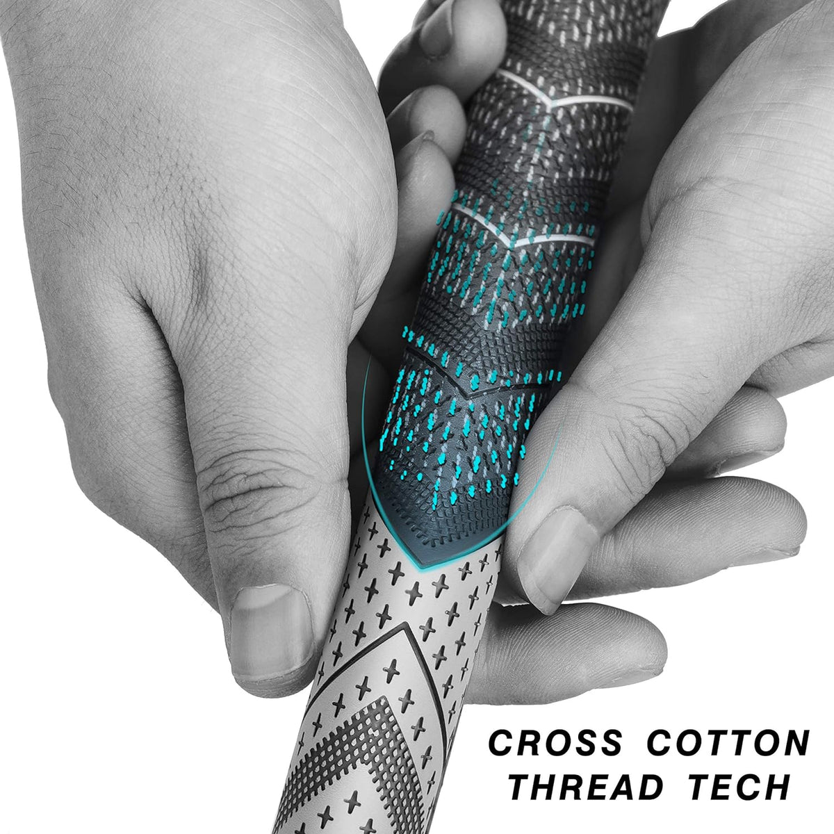 CHAMPKEY Professional Hybrid Golf Grips 13 Pack - Come with All Repair Kits - All Weather Performance and High Feedback Golf Club Grips