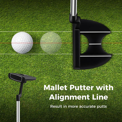 Left Handed Golf Club Set for Men 10 Piece Complete Set With Stand Bag--Golf World-Golf World
