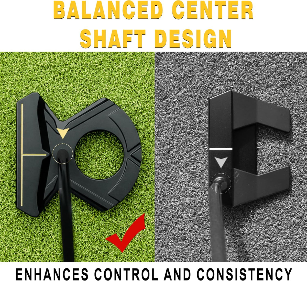 PGM 33" 34" 35" Zero Torque Putter for Men and Women Right Handed