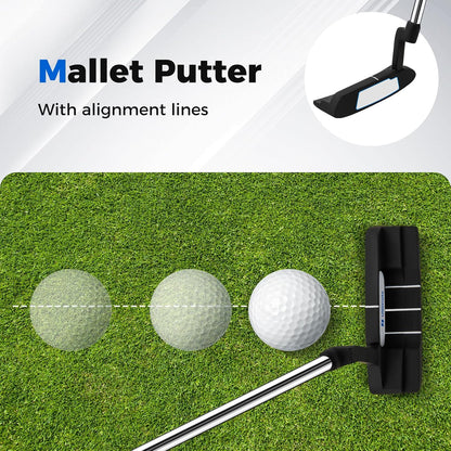 Ultimate Men's Complete Golf Club Set with Stand Bag, Driver and Putter--Golf World-Golf World