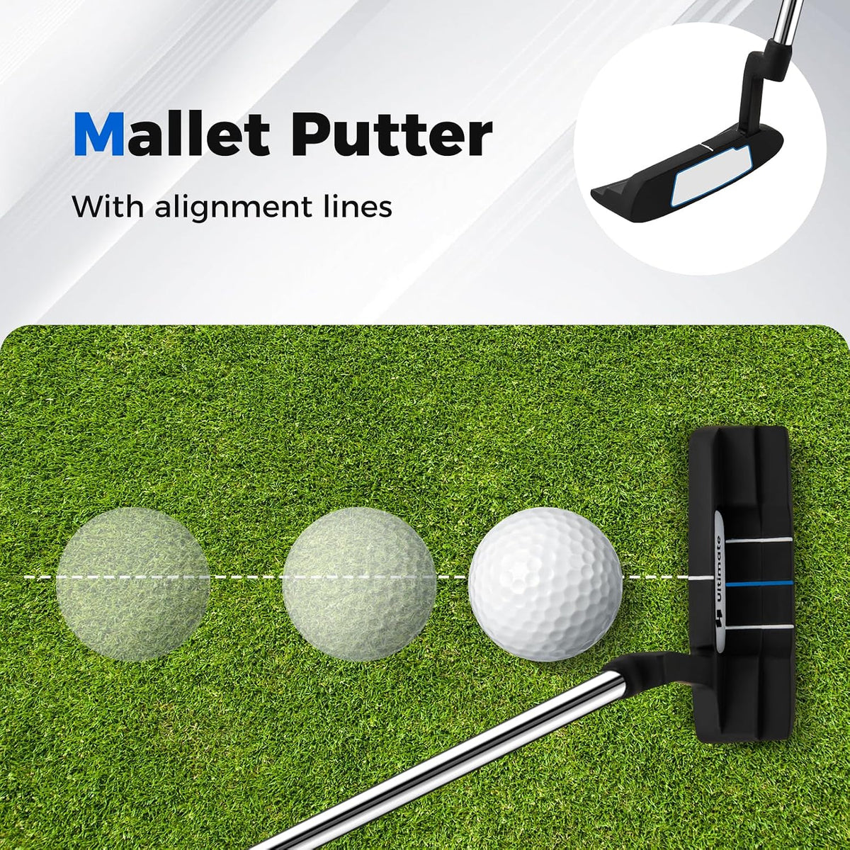 ULTIMATE Men's Right Handed Golf Club Set With Stand Bag and Driver--Golf World-Golf World