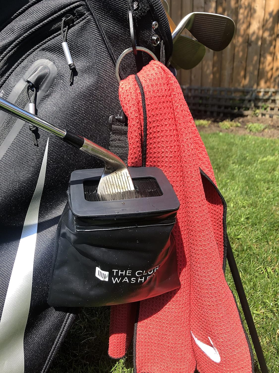 Golf Club Washer Ball And Club Cleaner Brush Portable Golf Tool--Golf World-Golf World