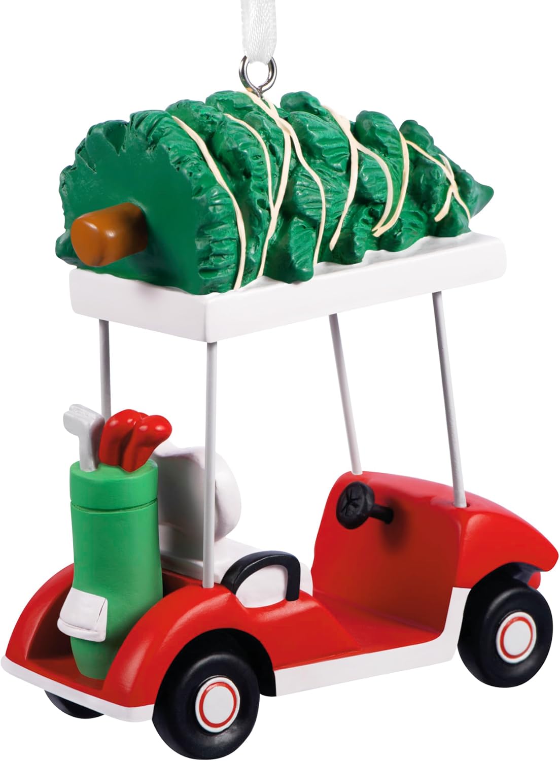 Hallmark Christmas Ornament, Festive Golf Cart Ornament, Hobby Gifts