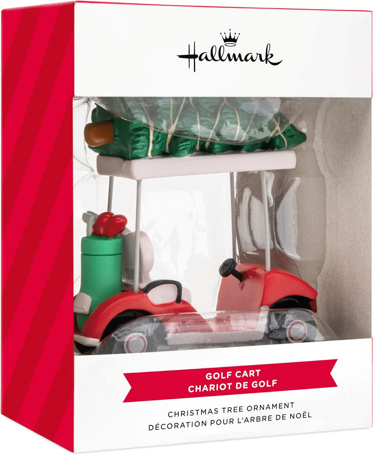 Hallmark Christmas Ornament, Festive Golf Cart Ornament, Hobby Gifts