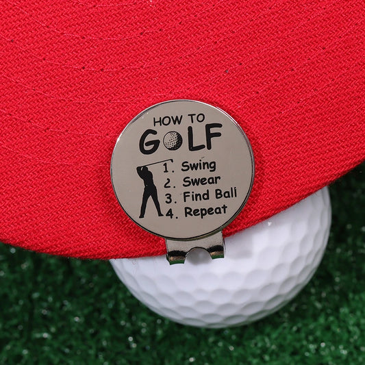 Magnetic Golf Ball Marker Hat Clip Silver Cap Accessory Golf Gift-Mainland China-Golf World-Golf World