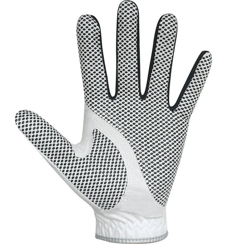 GVOVLVF Mens Golf Glove Pair Improved Grip Cool Comfort Blue White Colors-SHENZHEN MC SPORTING GOODS CO.,LTD-Golf World-Golf World