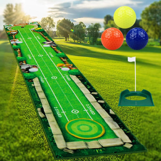 Portable Golf Putting Mat Gift and Training Aid for Home Lawn Practice-Mainland China-Golf World-Golf World