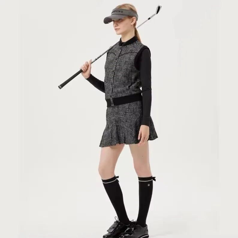 St Andrews Women's Cotton Knee High Golf Socks With Embroidered Bow Logo-Baseball caps-Golf World-Golf World