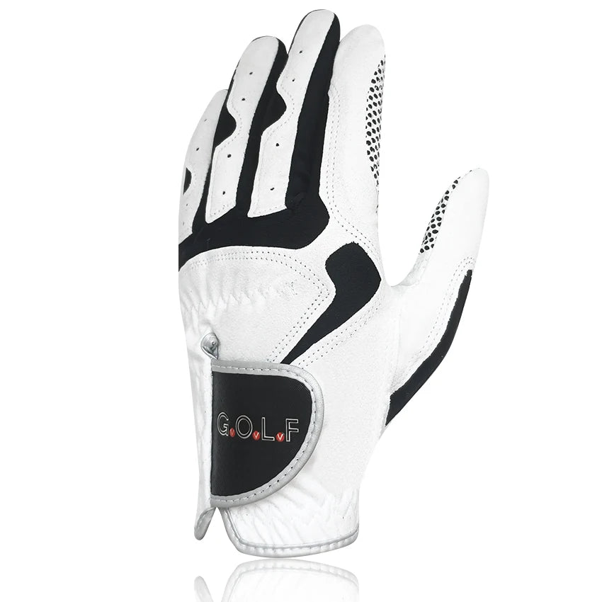 GVOVLVF Mens Golf Glove Pair Improved Grip Cool Comfort Blue White Colors-SHENZHEN MC SPORTING GOODS CO.,LTD-Golf World-Golf World